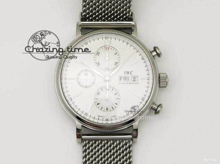 MIROTIME 1225 Timeless Big Pilot Real PR IW500901 ZF 1:1 Best Edition On Black Leather Strap A 7340